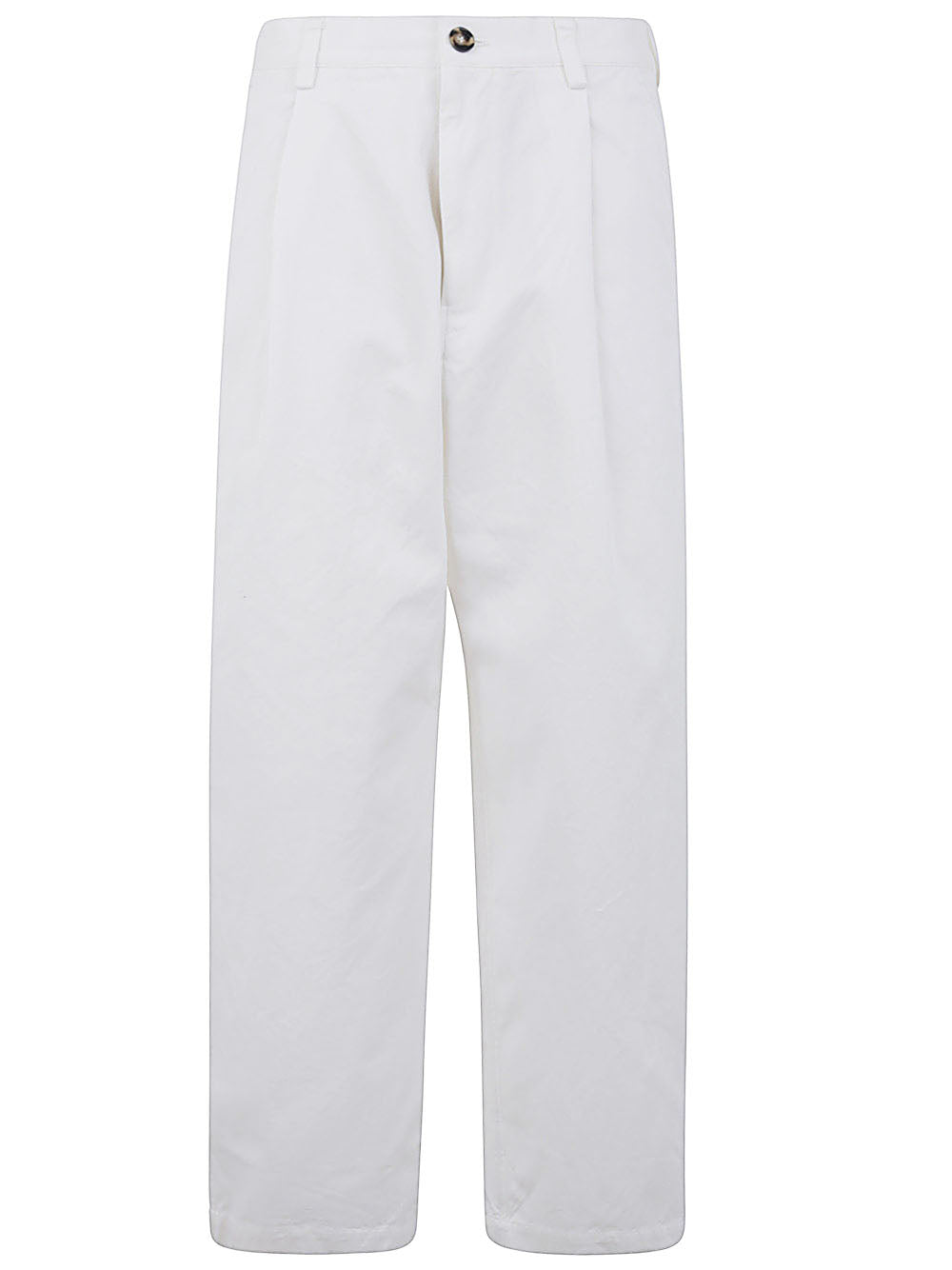 Double Darted Pants With Button
