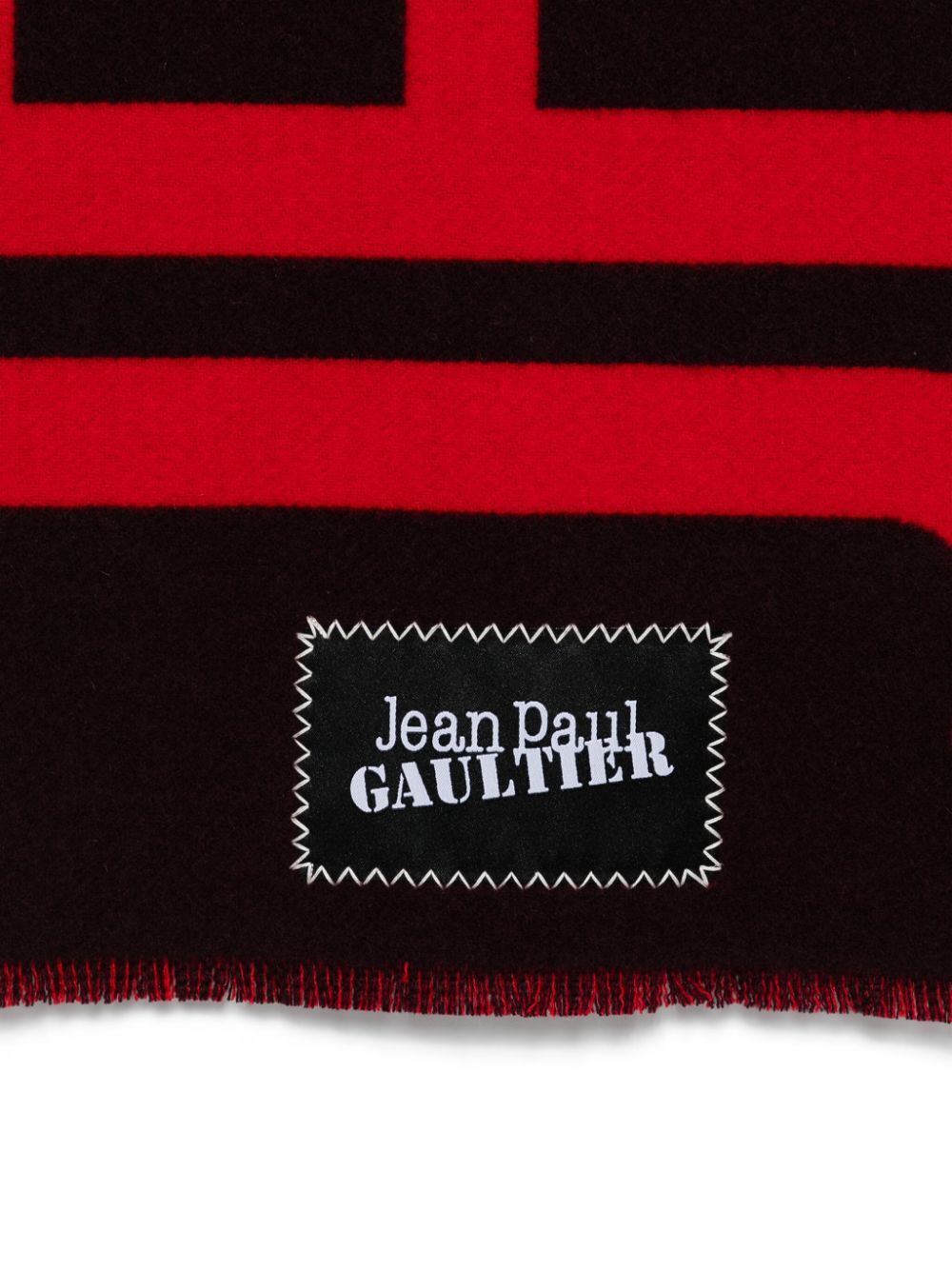 Wool Scarf With "jean Paul Gaultier" Logo