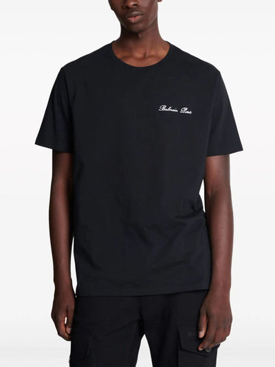 Balmain Signature Embroidery T-shirt Bulky Fit