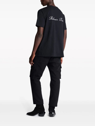 Balmain Signature Embroidery T-shirt Bulky Fit