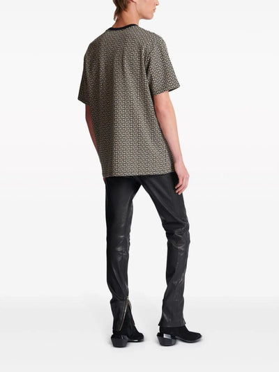 Monogram Jacquard T-shirt Straight Fit