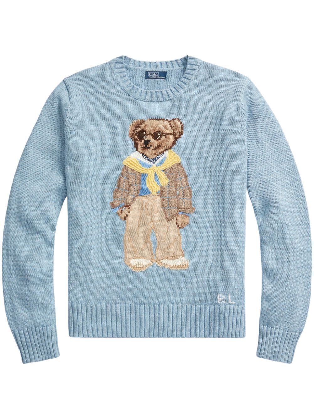 Crew Neck Sweater With Teddy