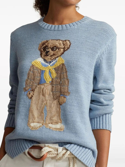 Crew Neck Sweater With Teddy