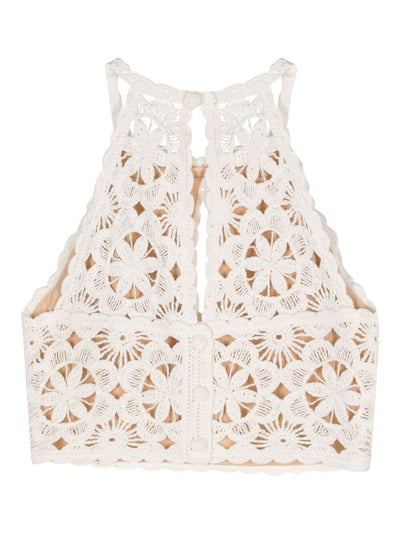 Halter Neck Lace Top