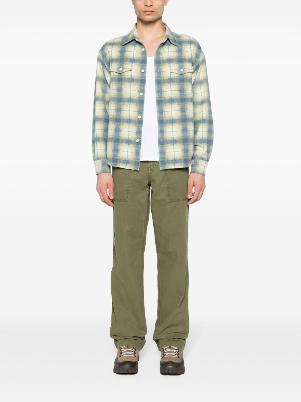 Pioneer Khadi Check Long Sleeves Shirt