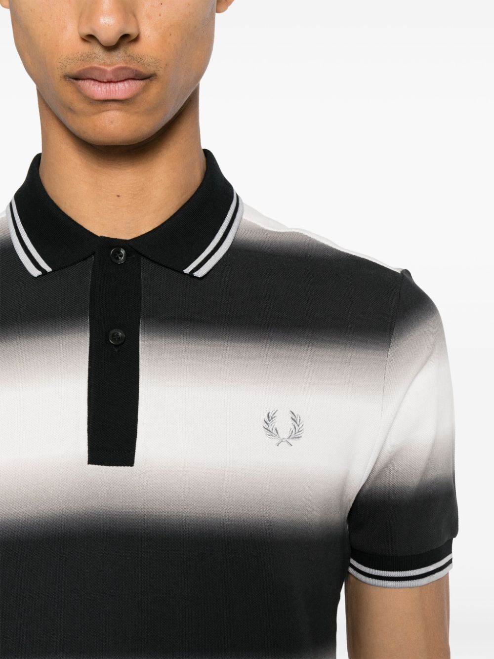 Fp Stripe Graphic Polo Shirt