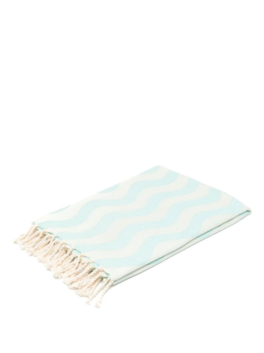 Jacquard Beach Towel With Fringe