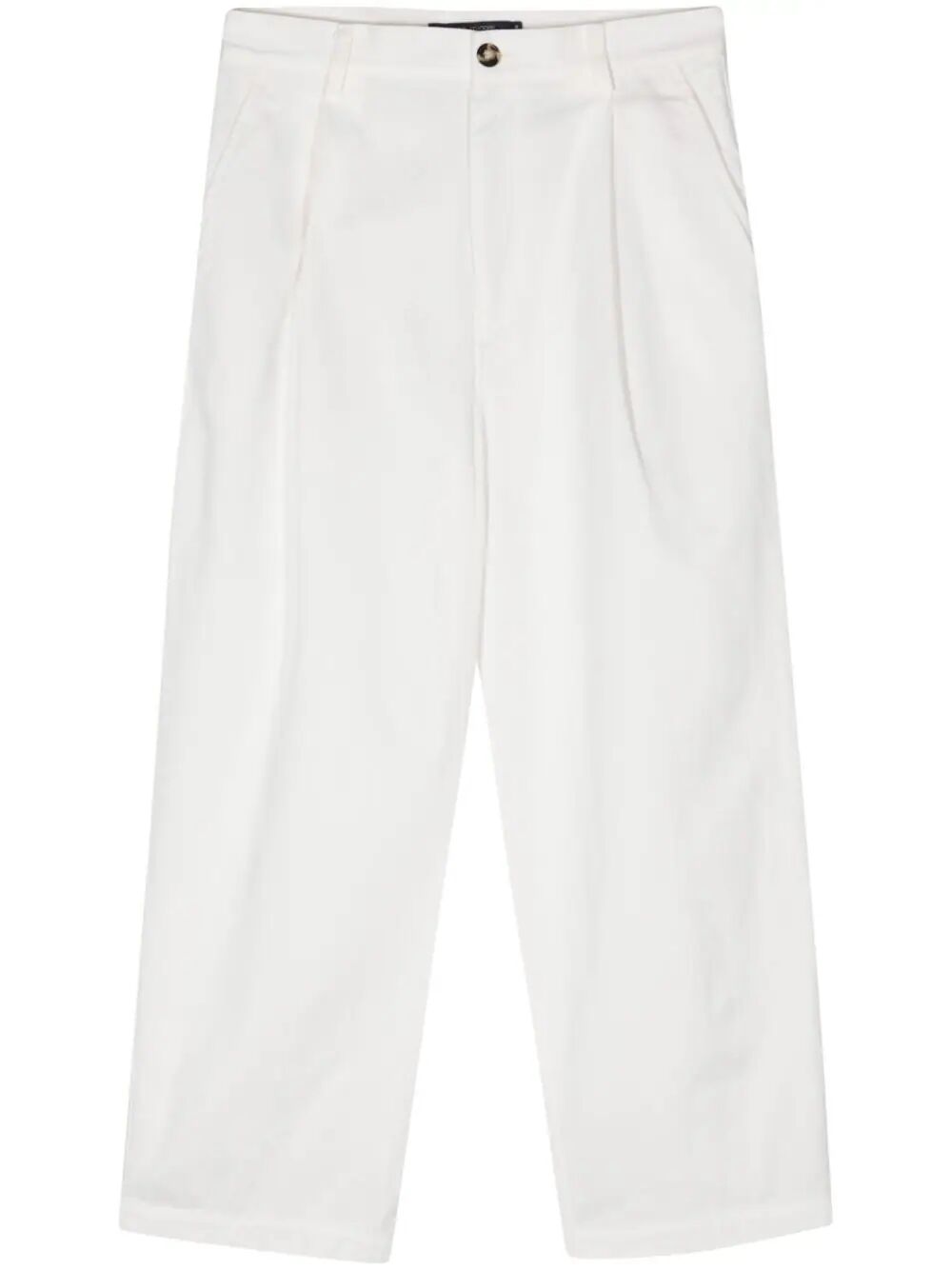 Double Darted Pants With Button