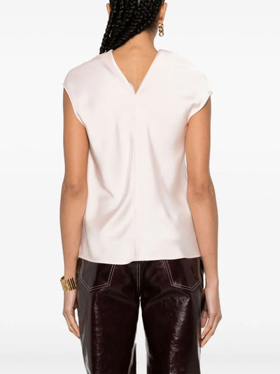 Sleeveless Satin Top