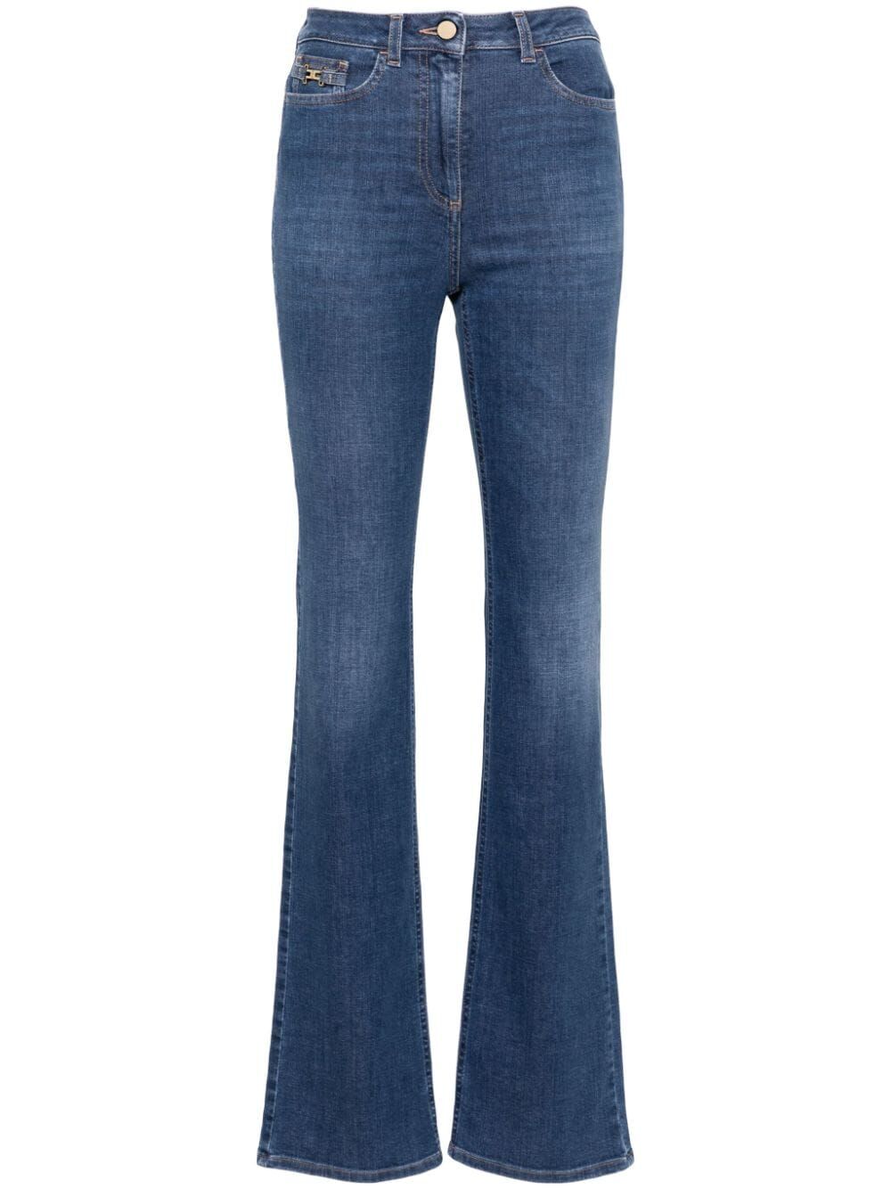 High Waist Flared Jeans