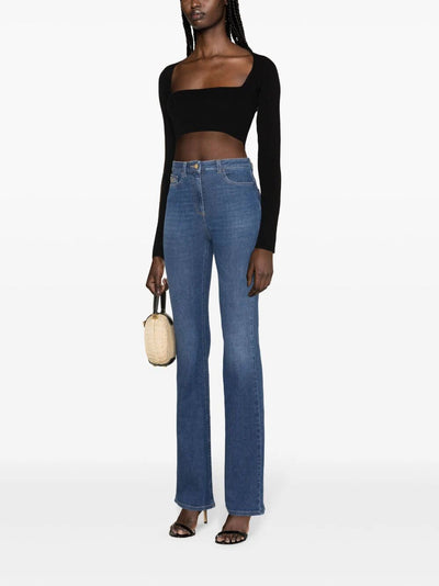 High Waist Flared Jeans