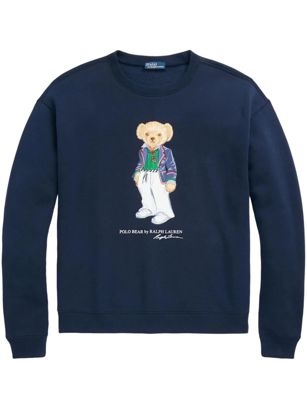 Crew Neck Sweatshirt With Teddy