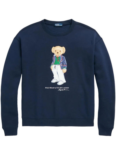 Crew Neck Sweatshirt With Teddy