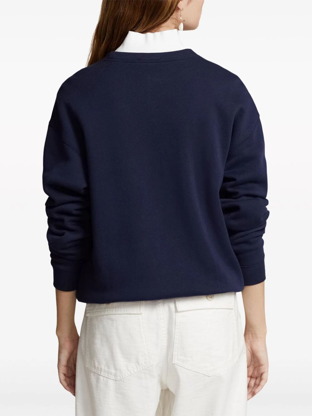 Crew Neck Sweatshirt With Teddy