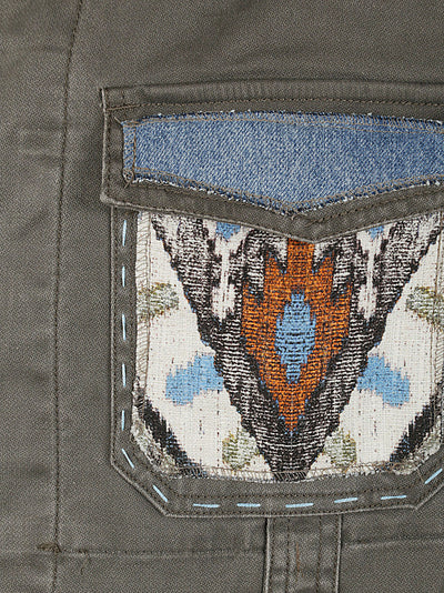 Moleskine Denim Military Jacket