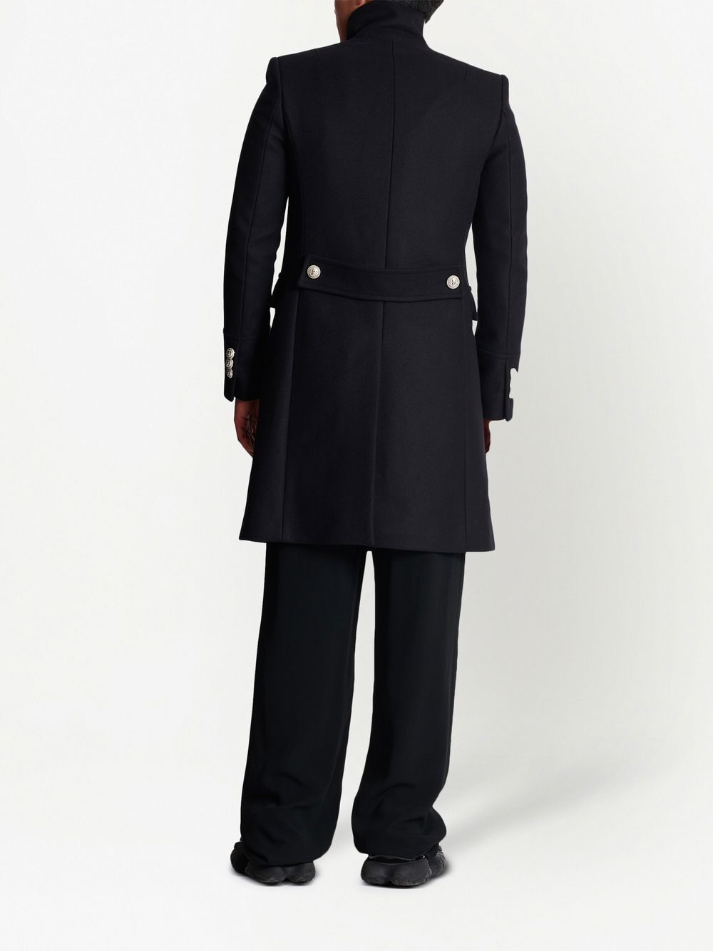 Officer Virgin Wool Coat