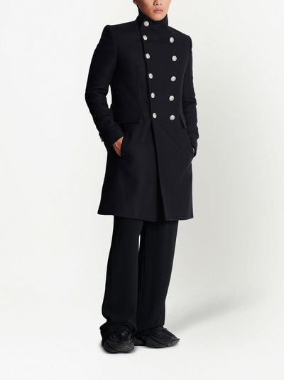 Officer Virgin Wool Coat