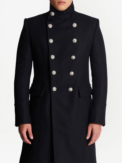 Officer Virgin Wool Coat