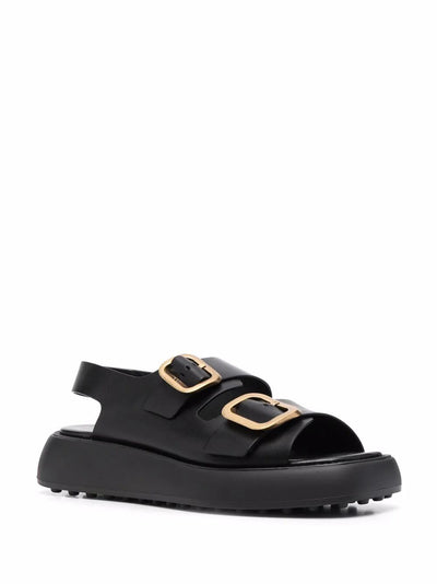 Double Buckle Sandals