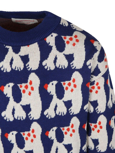 Fairy Dog All Over Jacquard Jumper