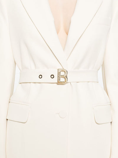 Crepe Stretch Belt Jacket