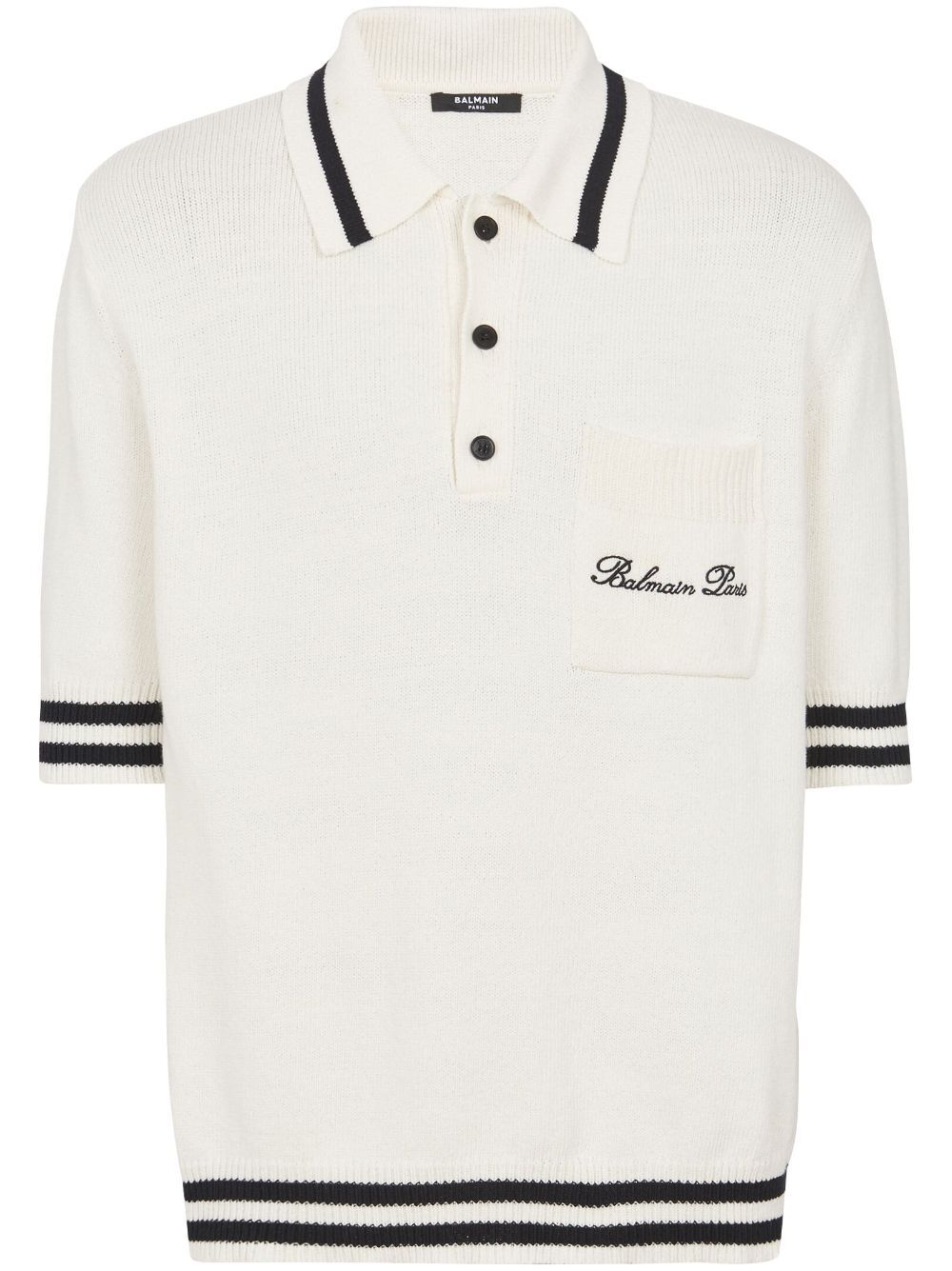 Balmain Signature Cotton Polo