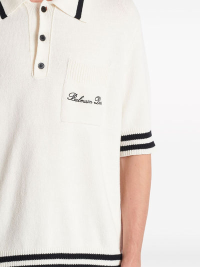 Balmain Signature Cotton Polo