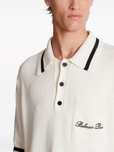 Balmain Signature Cotton Polo