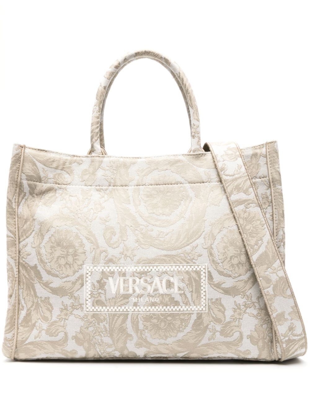 Large Tote Embroidery Jacquard