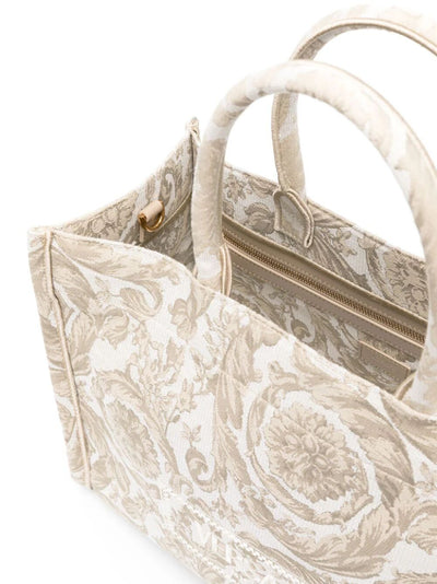 Large Tote Embroidery Jacquard