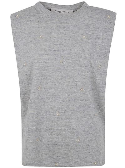 Journey W`s Sleeveless Padded Shoulder T-shirt