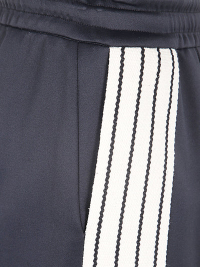 Pintuck And Stripe Relaxed Sweatpant