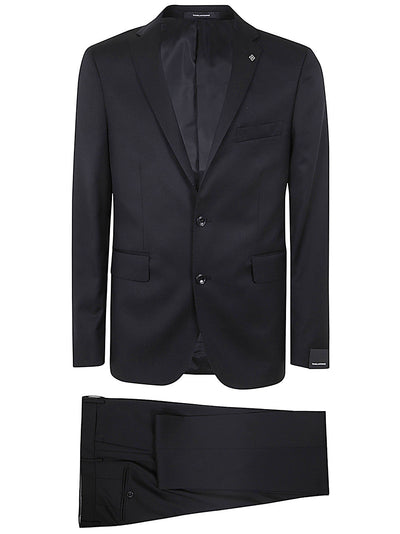 Classic Suit With Constructed Shoulder