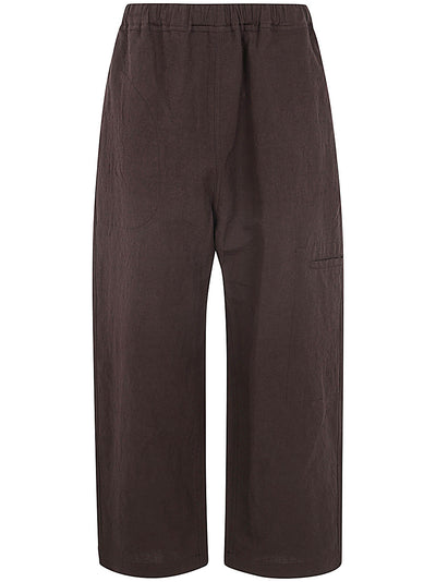 Wide Pants With Elastic Waist