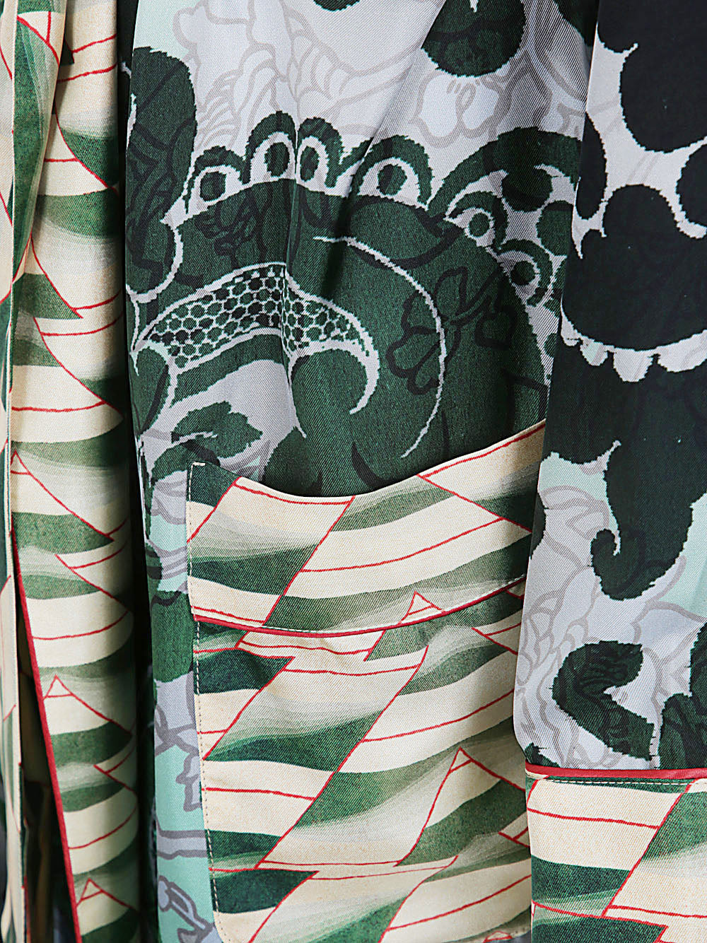 Printed Long Kimono