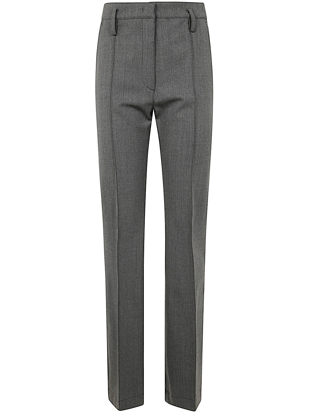 Gabardine Straight Leg Pants