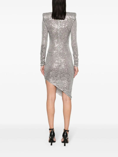 Long Sleeves Dress With Paillettes