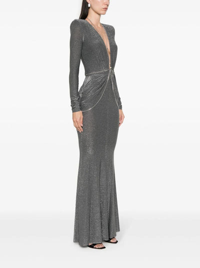 Long Dress With Side Drape