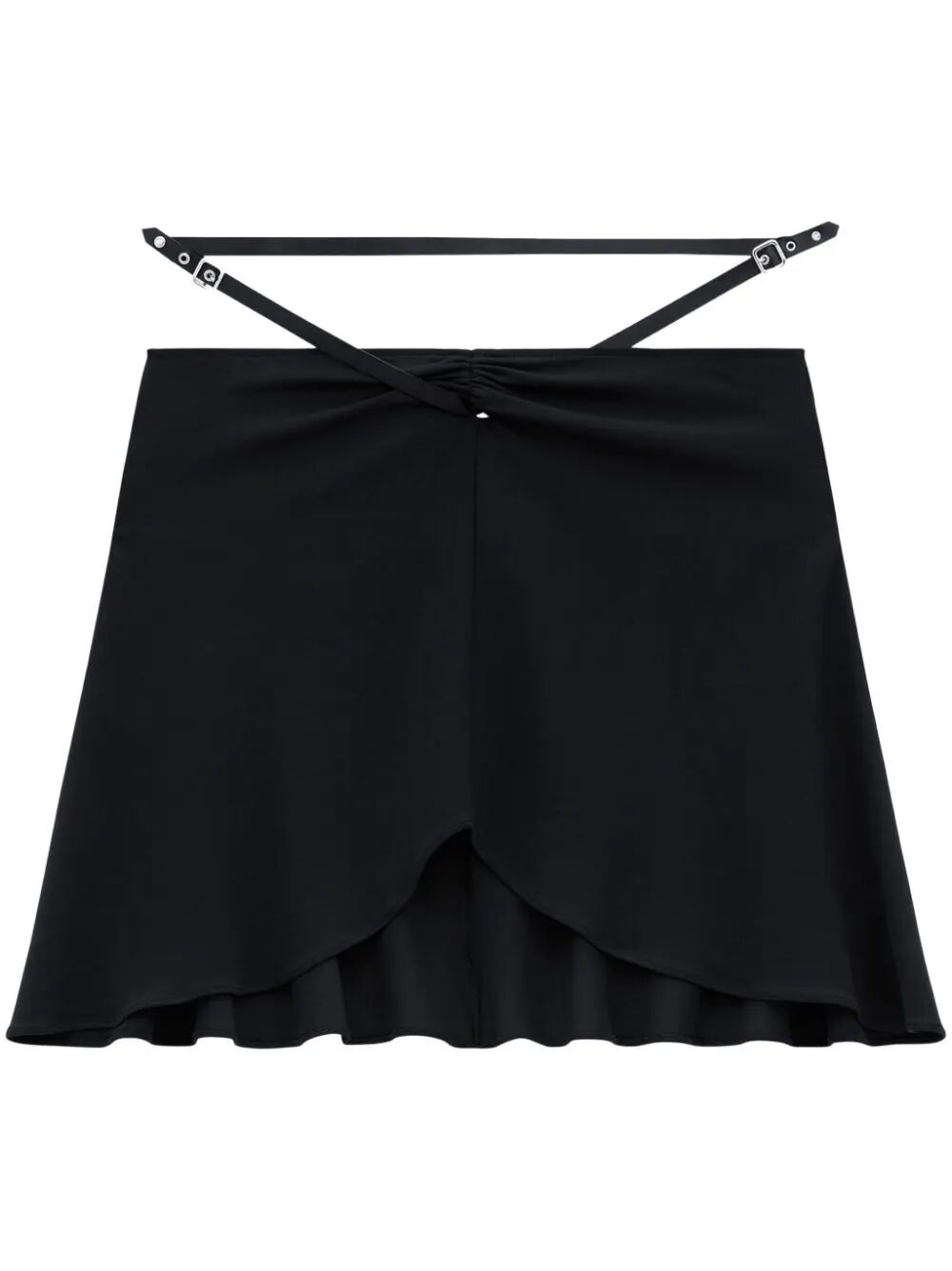 Slash Ellipse Crepe Jerse Mini Skirt
