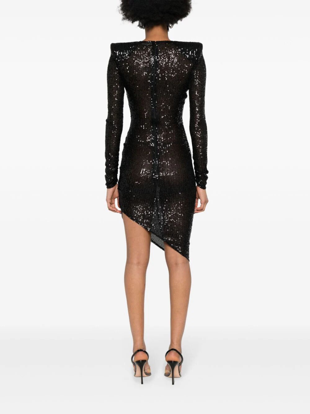 Long Sleeves Dress With Paillettes