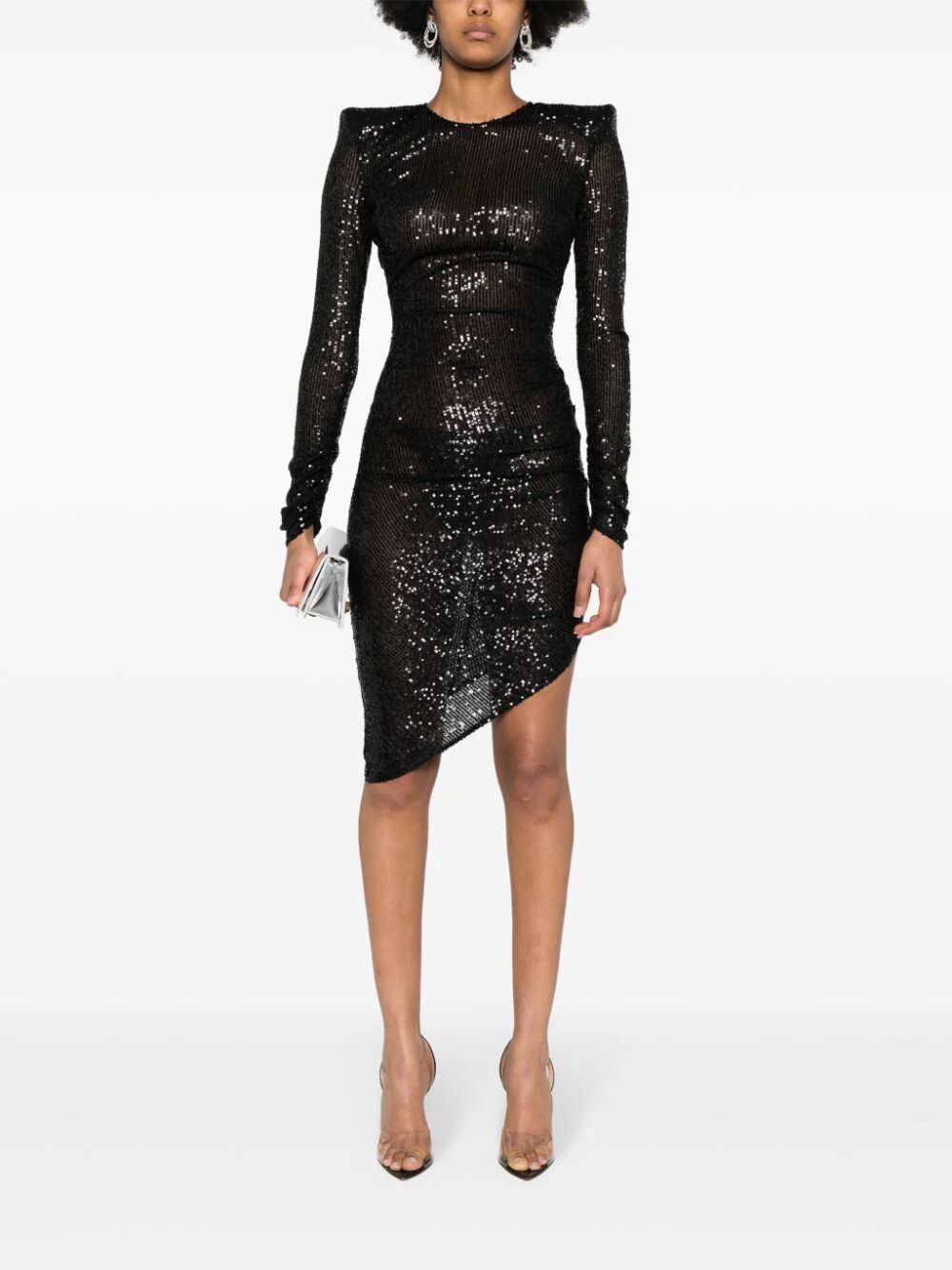 Long Sleeves Dress With Paillettes