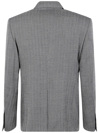 Wool Silk Linen Herringbone Shelton Jacket