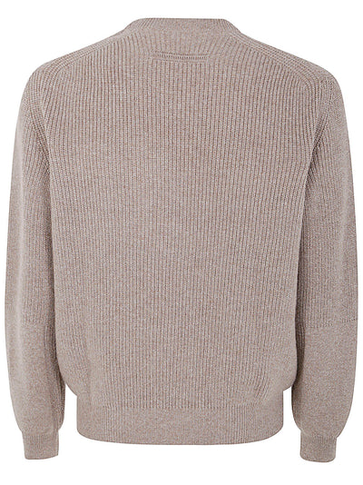 Oasi Cashmere Pearl Stitch Crew Neck