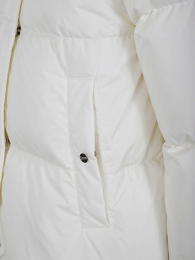 Nylon Chamoix Short Down Jacket