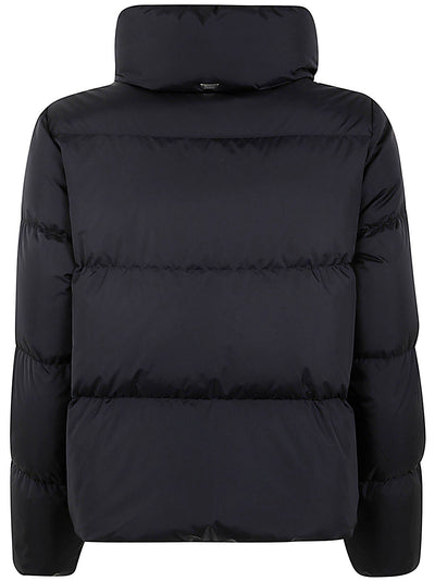 Nylon Chamoix Short Down Jacket