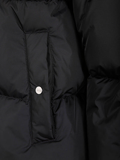 Nylon Chamoix Short Down Jacket