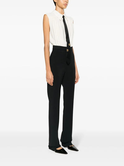 Sleeveless Jumpsuit With Tie