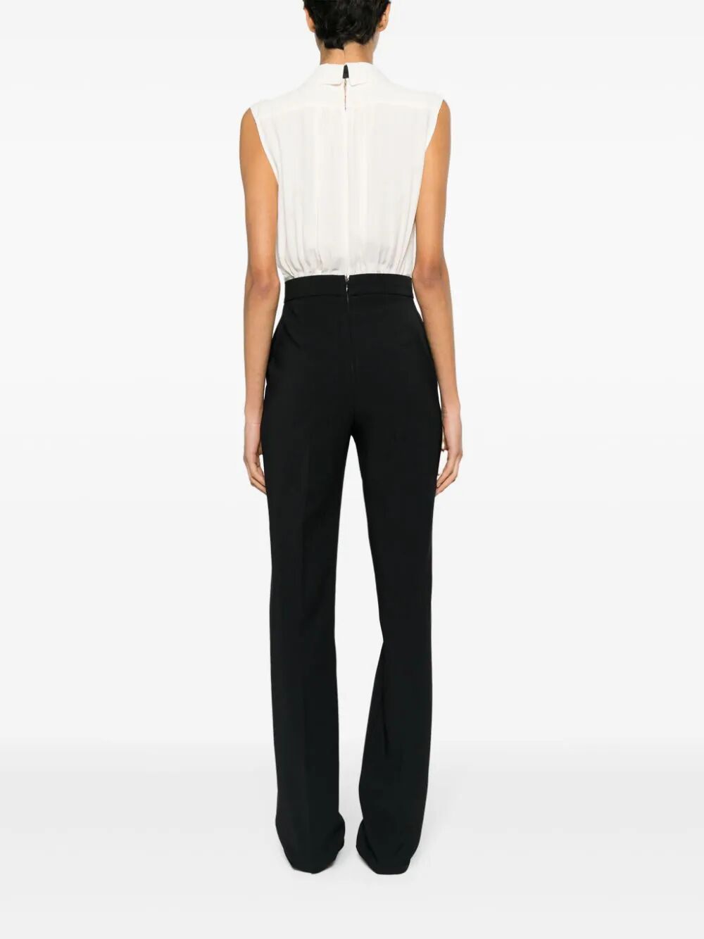 Sleeveless Jumpsuit With Tie