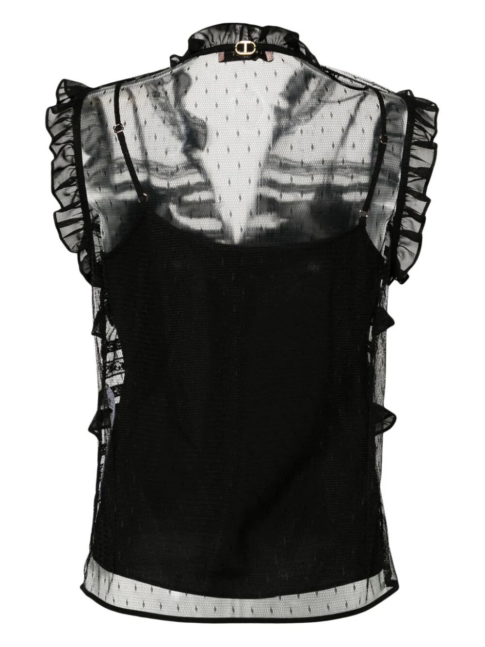 Sleeveless Laced Shirt