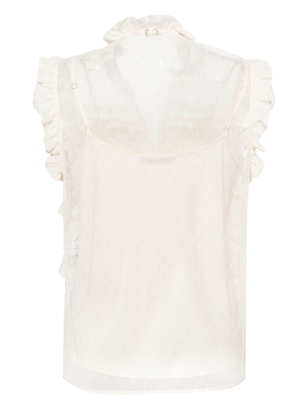 Sleeveless Laced Shirt